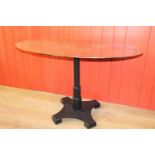 Cast iron pub table