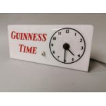 Guinness Time Perspex advertising clock.