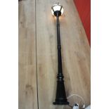 Aluminium and brass street lamp