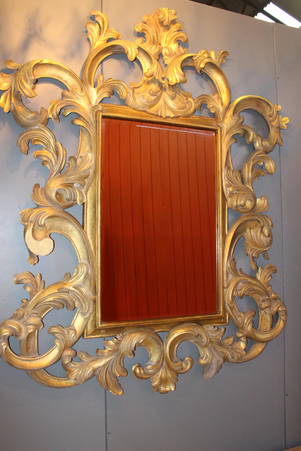 Giltwood mirror