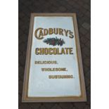 Cadbury's Chocolate advertising mirror.