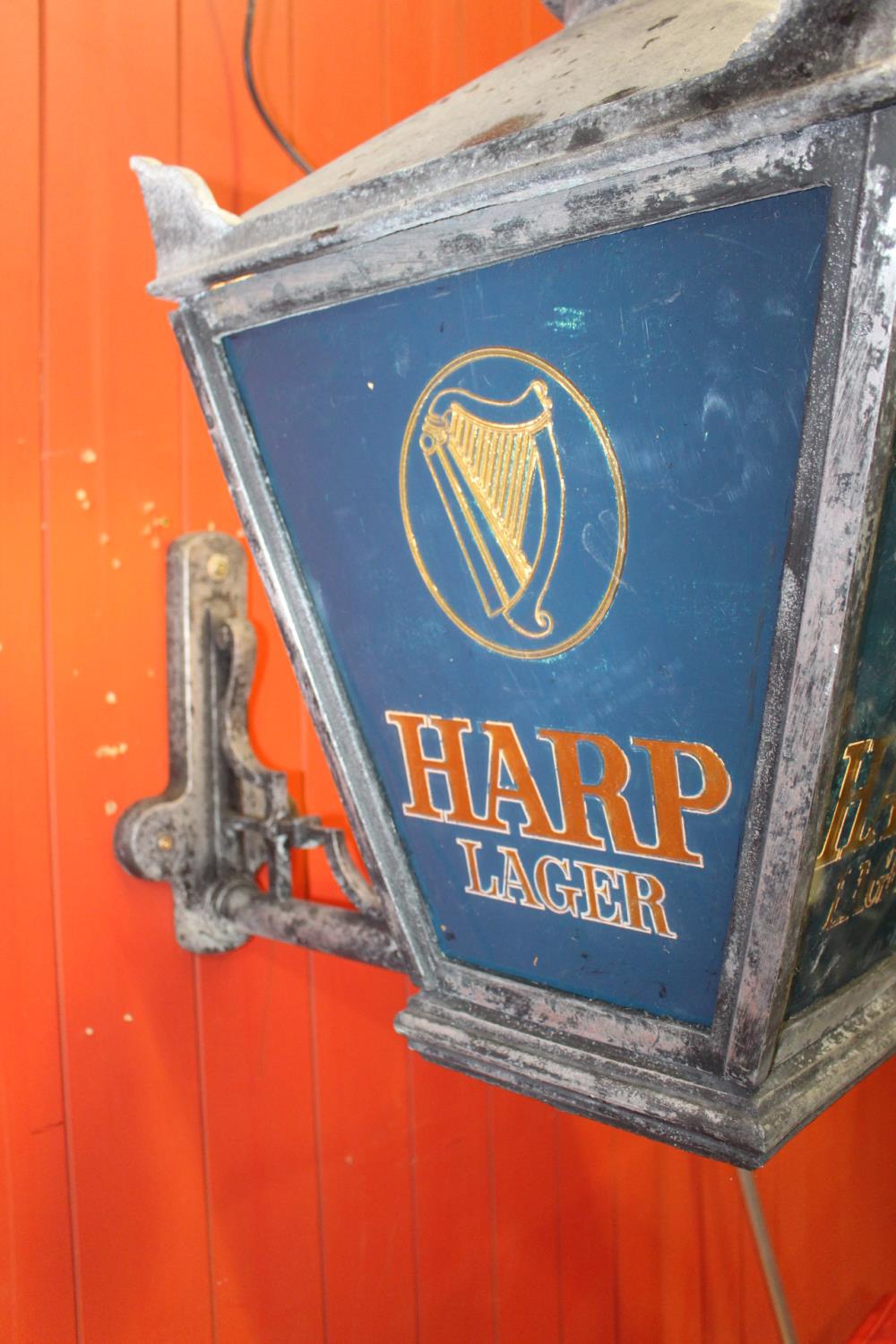 Harp advertising street lamp. - Image 3 of 4