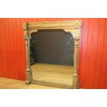 Giltwood overmantle