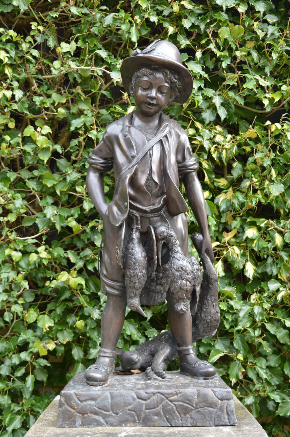 Good quality bronze model of a Boy.