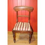 19th C. mahogany chair