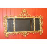 Giltwood wall mirror