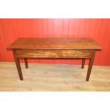 Oak dining room table