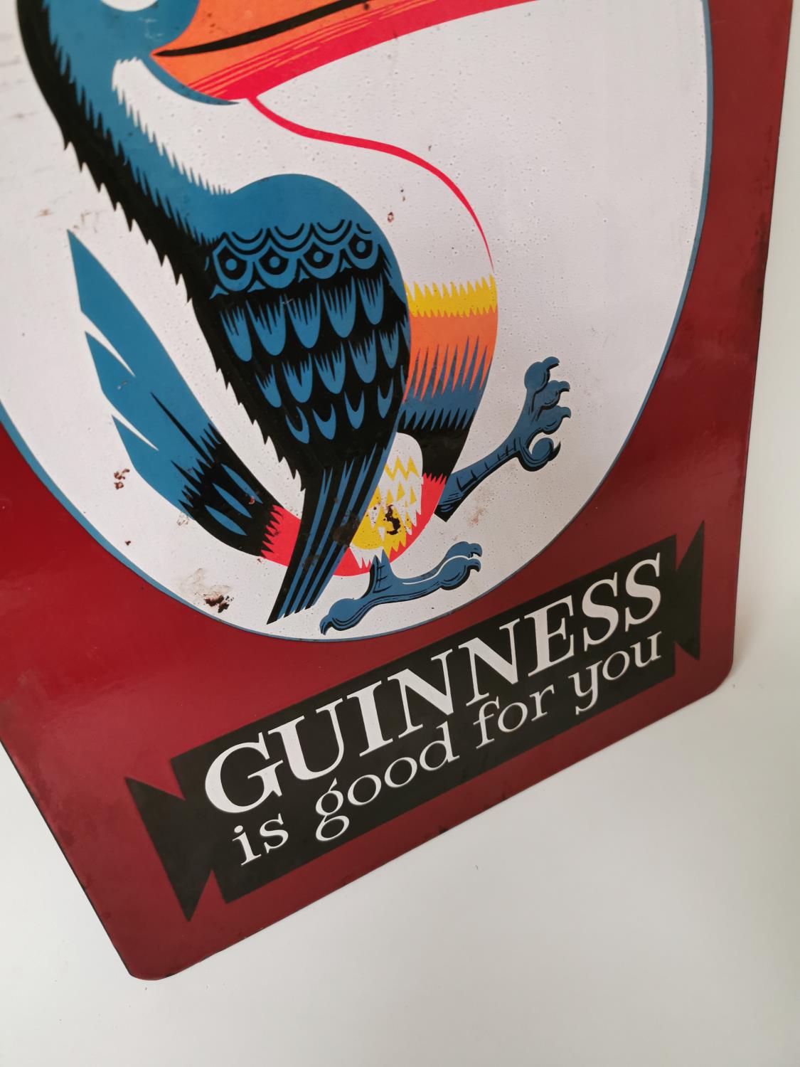 Guinness Toucan enamel advertising sign - Image 2 of 6