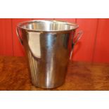 White metal champagne bucket