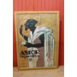 Astor Cigarettes coloured advertising print.