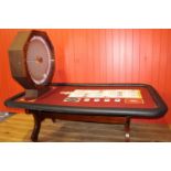 Card roulette table
