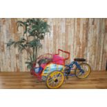 Rare child's rickshaw bike