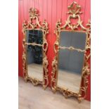 Decorative giltwood wall mirror