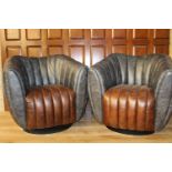 Pair of Dialma tub chairs.