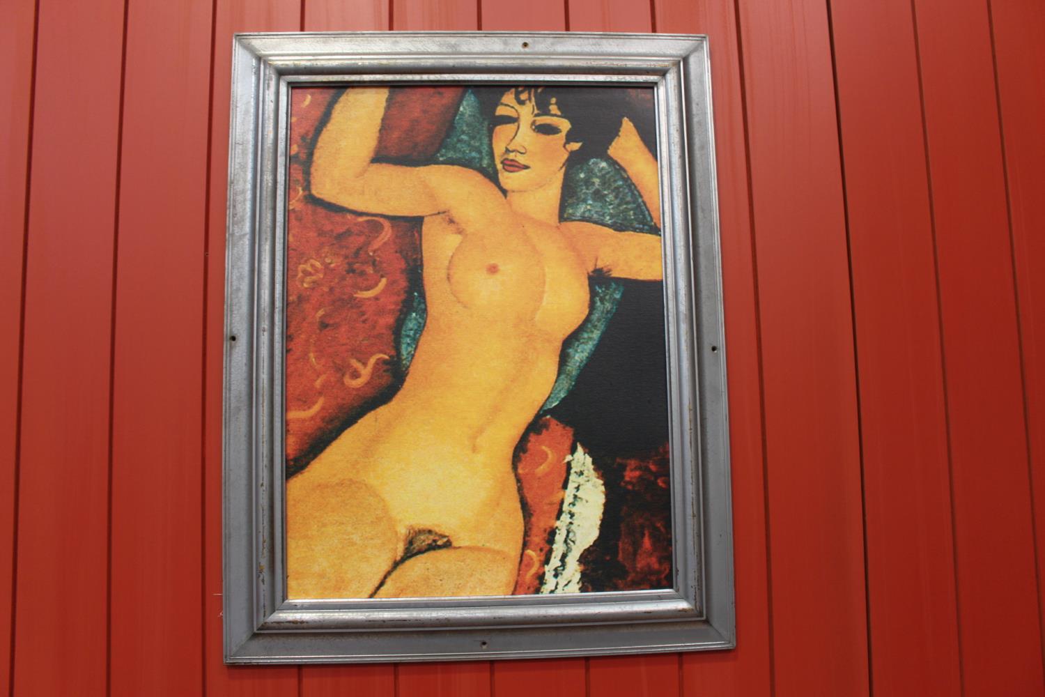 Framed print of Nude Woman