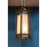 Metal hanging lantern