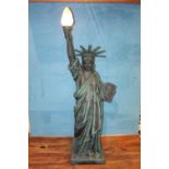 Resin Statue of Liberty with light