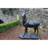 Cast iron model of a Stag