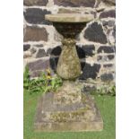 Stone pedestal