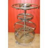 White metal four tier cake stand