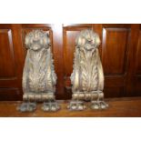 Pair of resin corbels