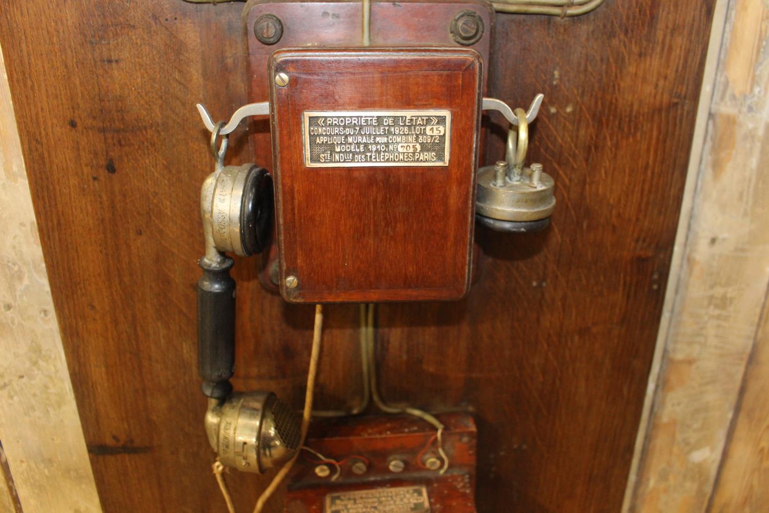 Telephone operator's exchange
