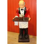 Resin figure of Waiter