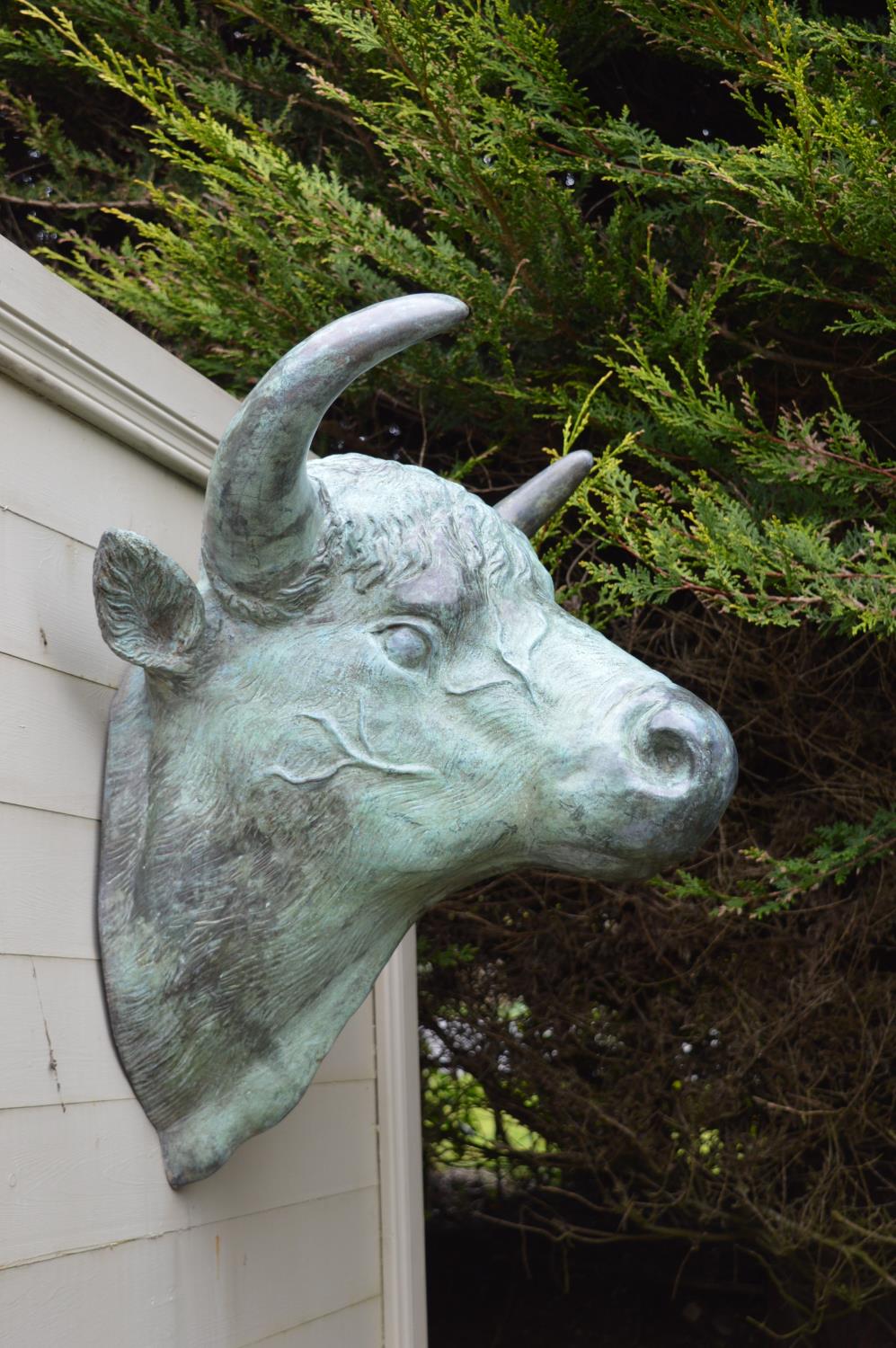 Bronze wall hanging of a Bulls head. - Image 3 of 3