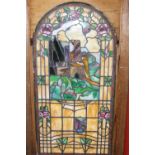 Leaded stain glass window