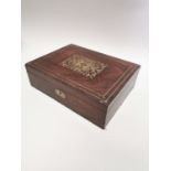 19th. C. rosewood artist's box