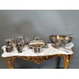 Collection of early 20th. C. silver plate