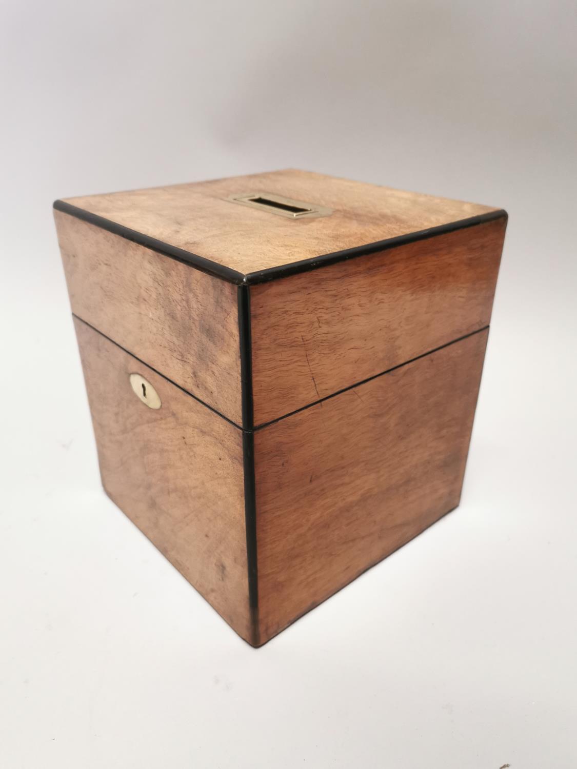 19th. C. mahogany box - Image 5 of 6