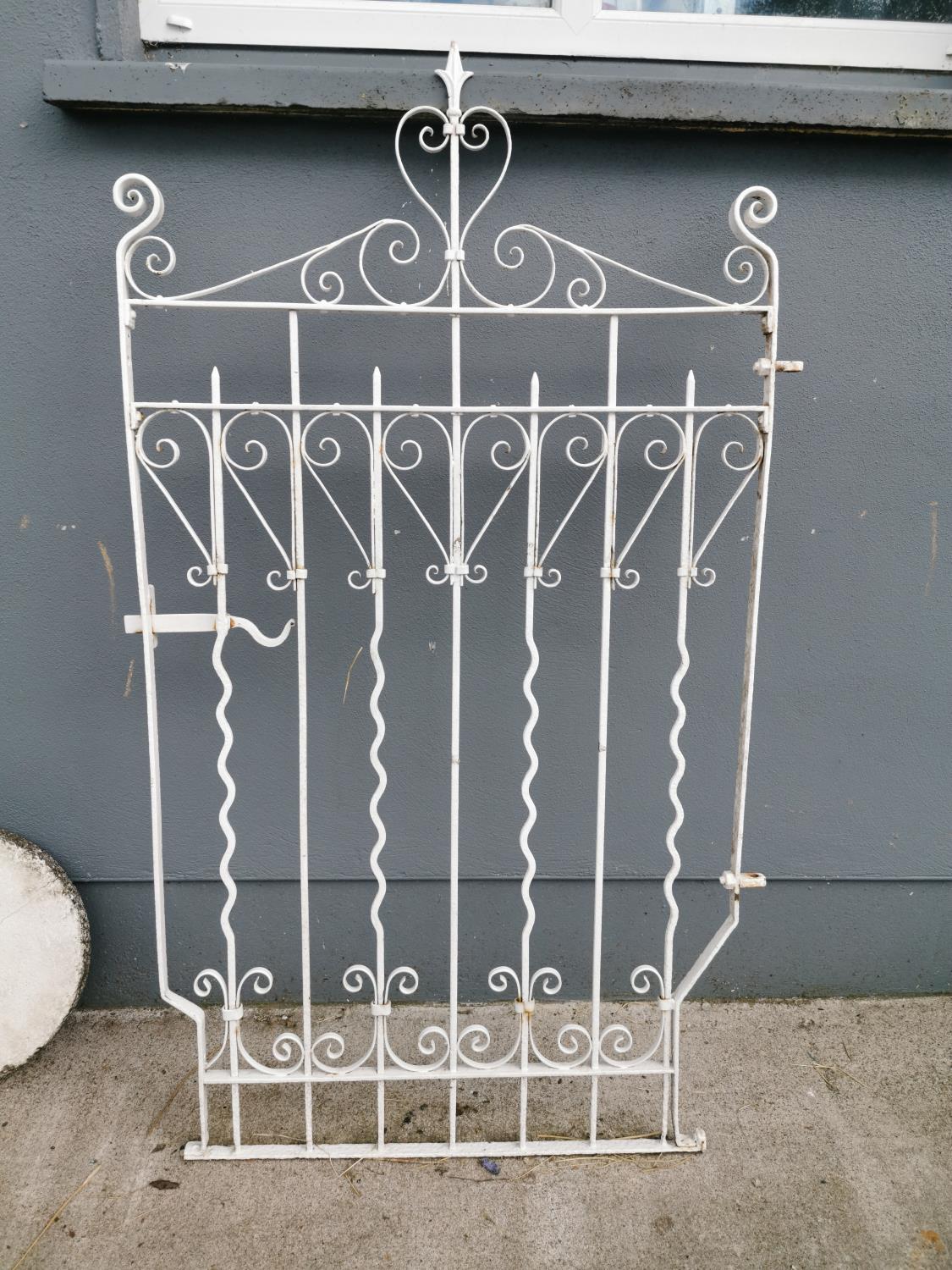 Wrought iron garden gate