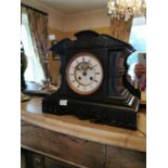 19th. C. Belgian marble mantle clock