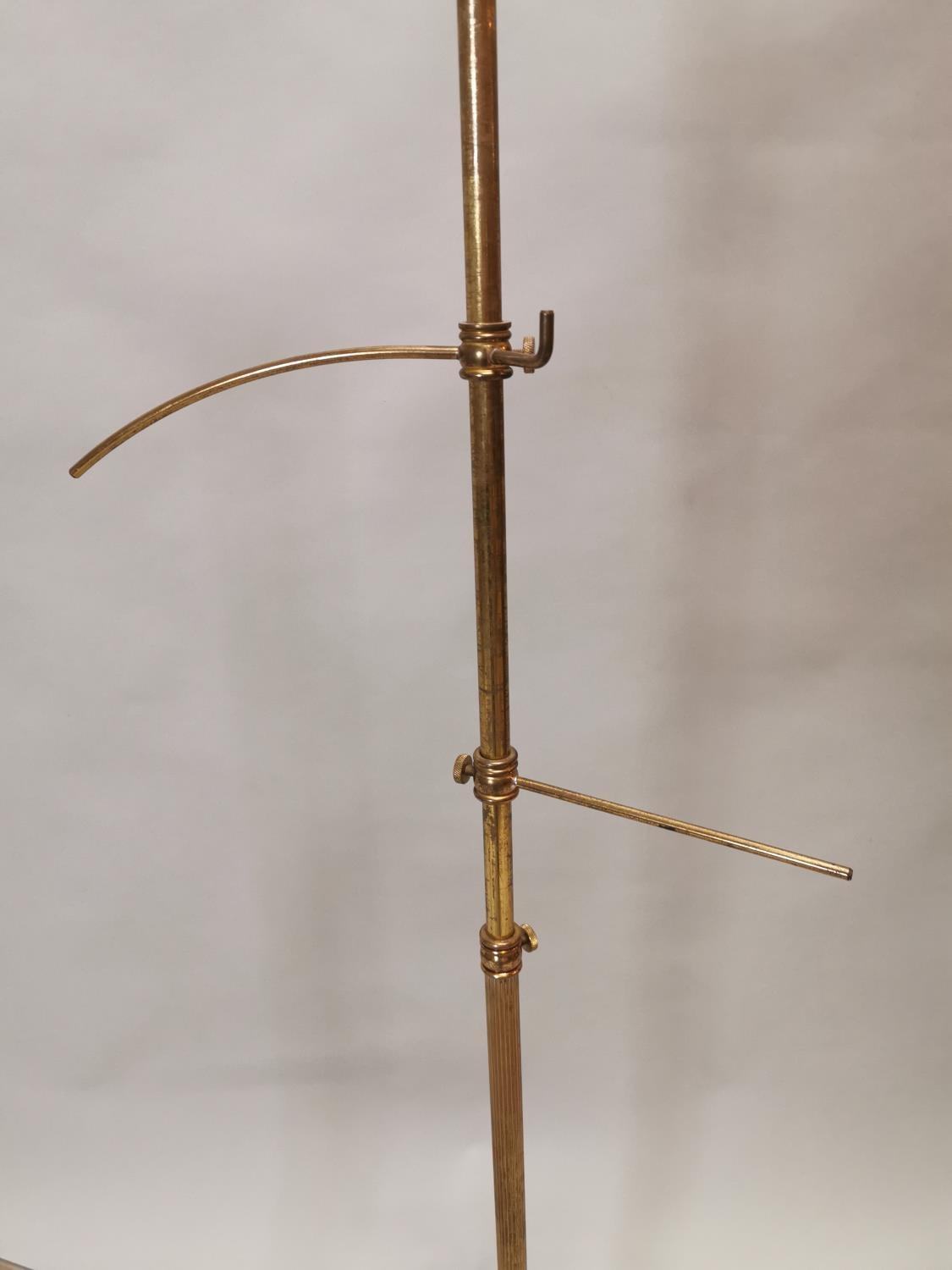 Two early 20th C. brass haberdashery shop hat stands - Image 4 of 8