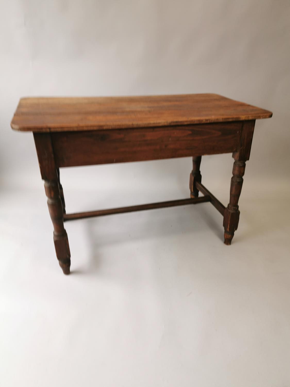 19th. C. painted pine table