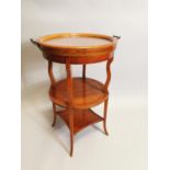 19th. C. satinwood wine table