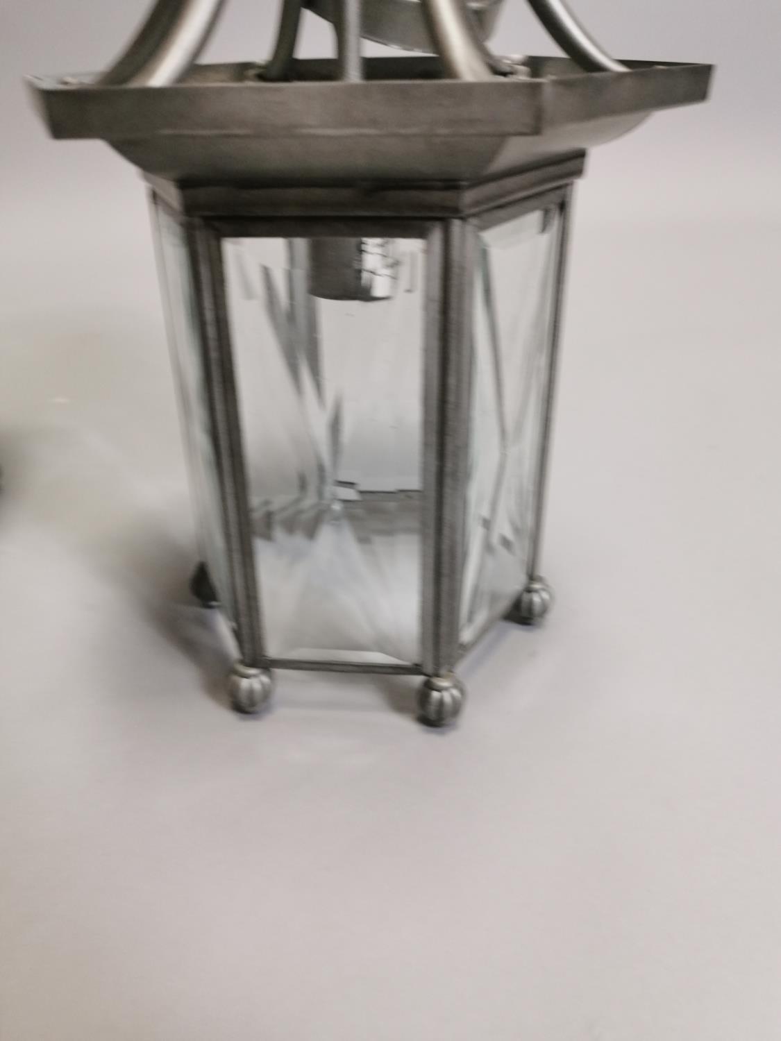 Two metal lanterns. - Image 2 of 7