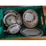 Twenty nine piece Myott Rialto ceramic dinner set