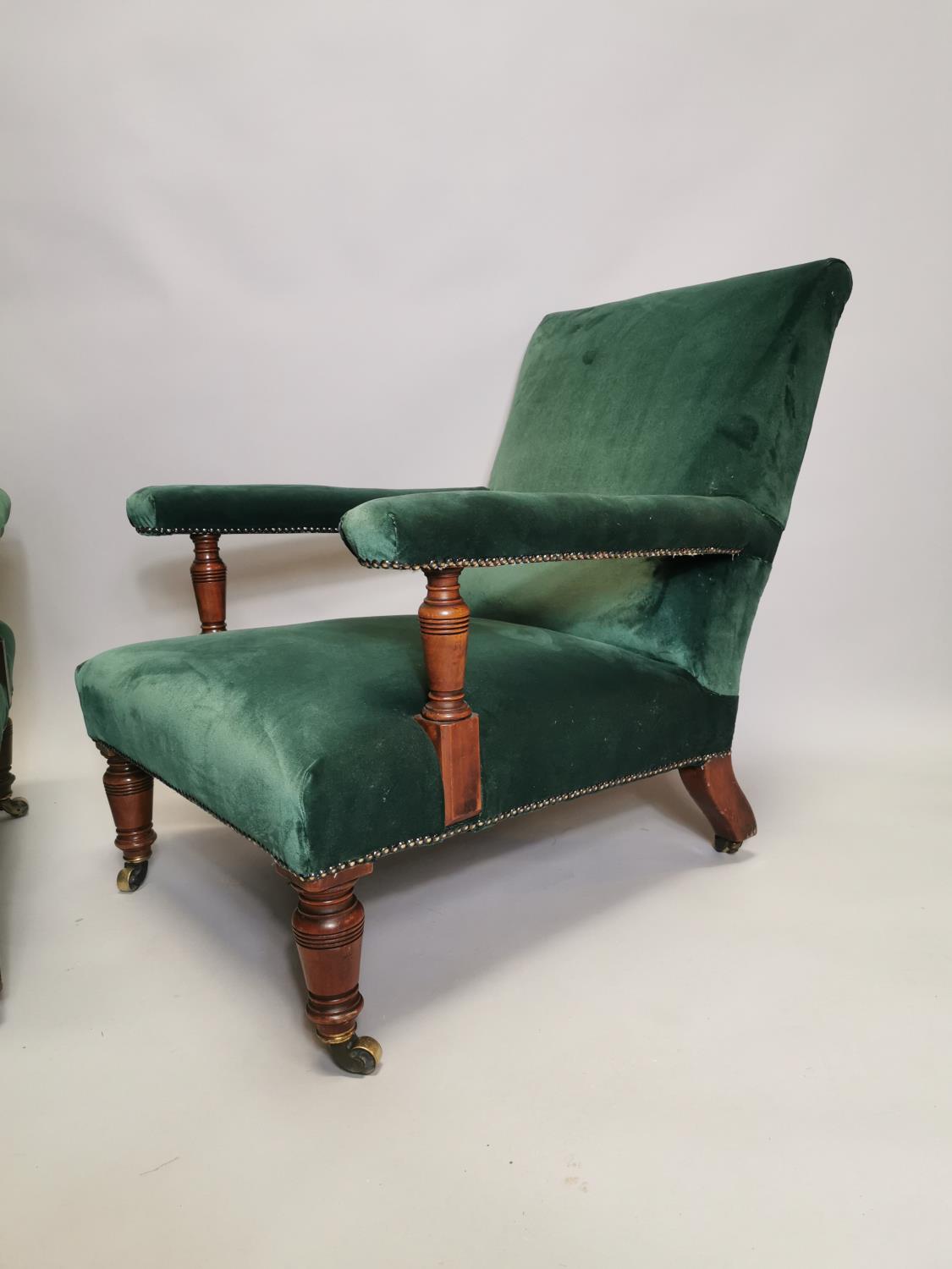 Pair of 19th. C. Armchairs - Image 8 of 10