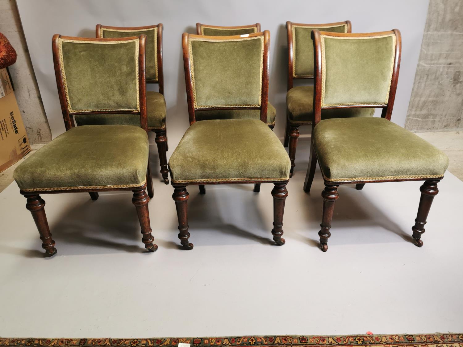 Set of six chairs