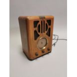 Art Deco style radio.