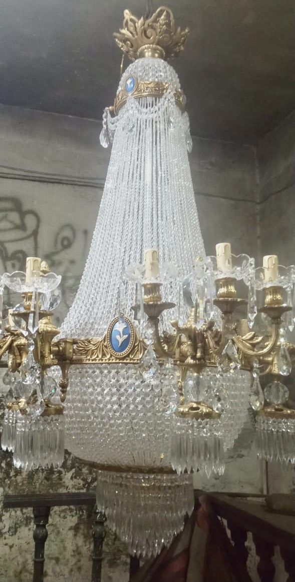 Large Sac de Pearls Chandelier