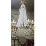 Large Sac de Pearls Chandelier