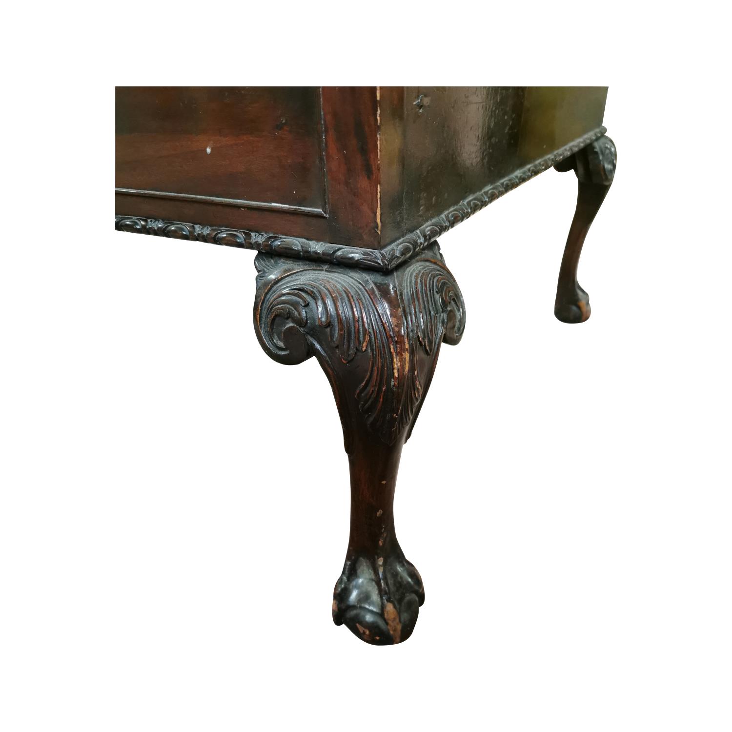 19th. C. mahogany writing desk, - Image 3 of 7