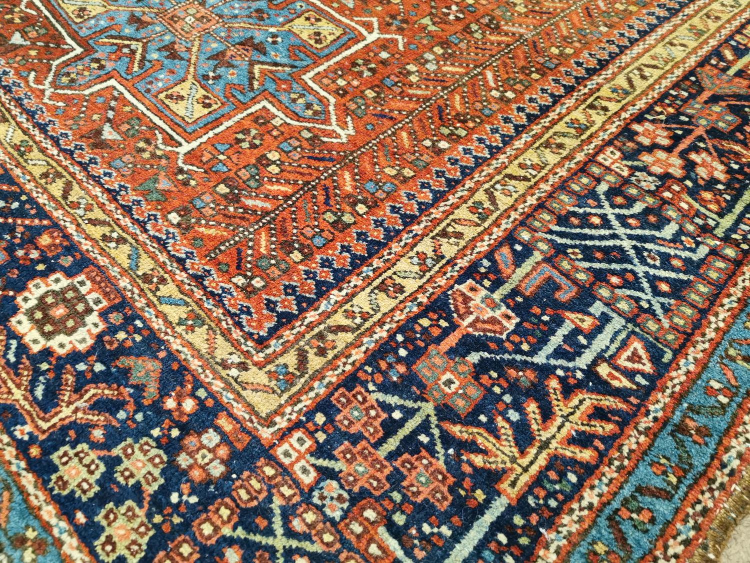 Persian carpet square - Image 6 of 6