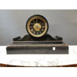 19th. C. slate mantle clock