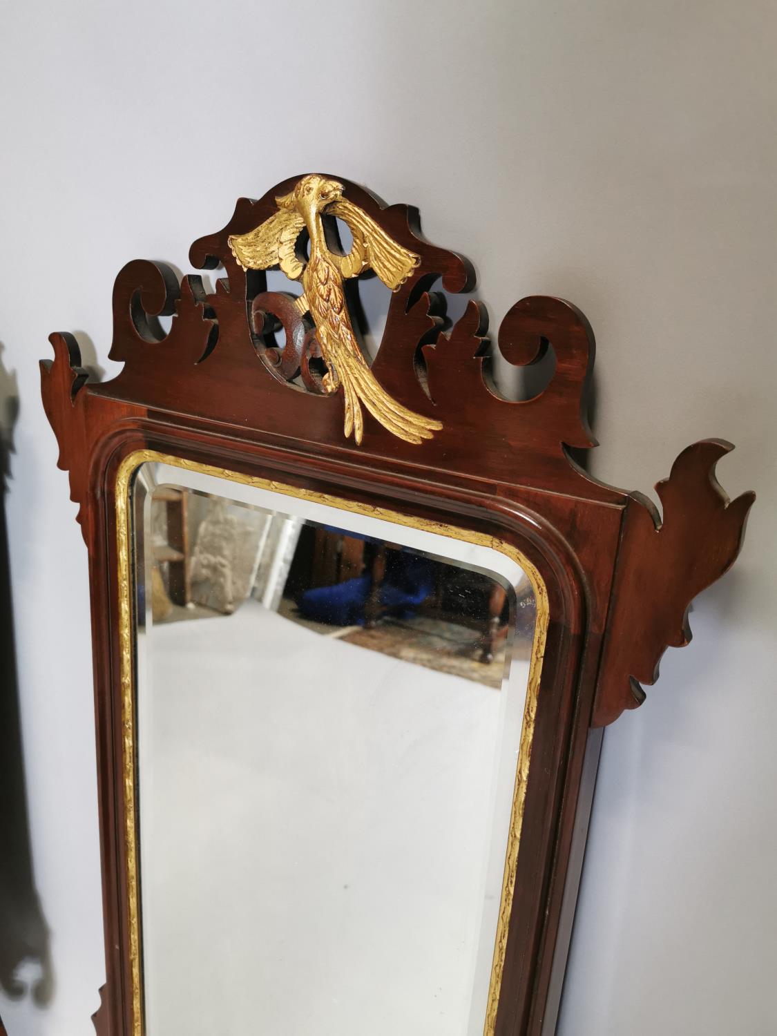 Pair of Edwardian wall mirrors - Image 3 of 7