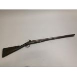 19th. C. double barrelled shot gun