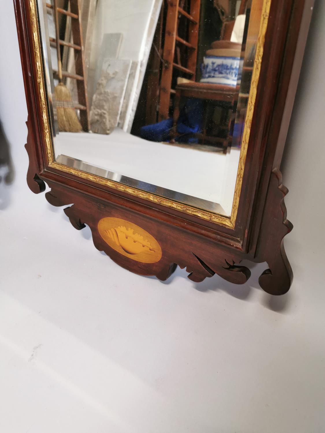 Pair of Edwardian wall mirrors - Image 5 of 7